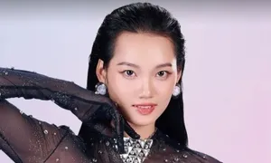 Quỳnh Anh - 'Siêu mẫu châu Á' nổi bật tại Miss Universe Vietnam